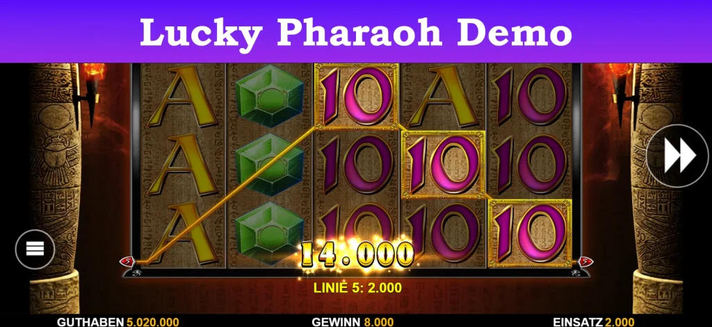 lucky pharaoh demo
