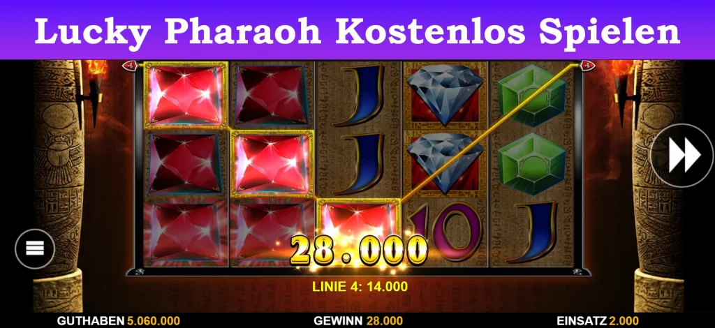 lucky pharaoh kostenlos spielen