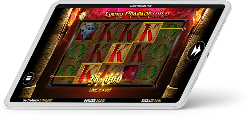 lucky pharaoh merkur app