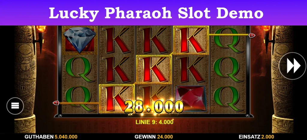 lucky pharaoh slot demo